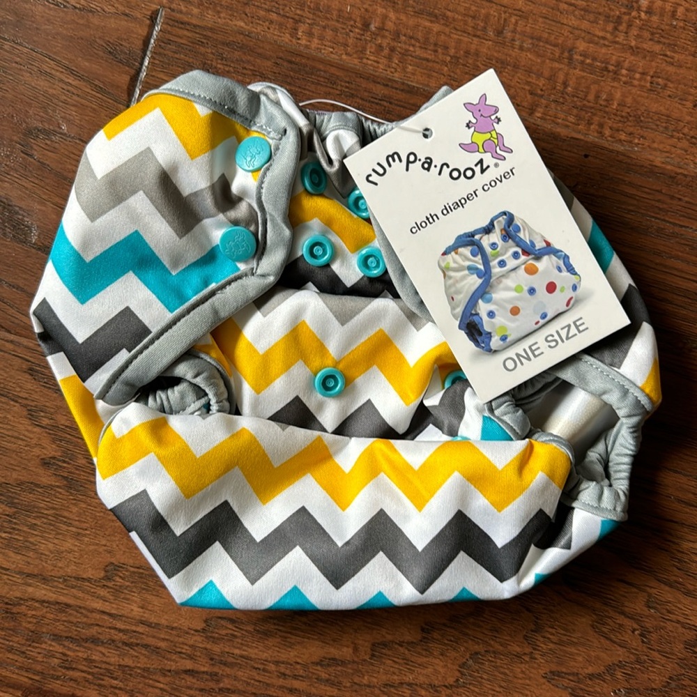 Rumparooz One Size Cloth Diaper Cover - Charlie